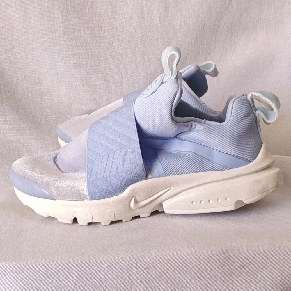 Nike Presto Extreme Sneaker Light Blue Slip On AA3515-400 Size 1Y
